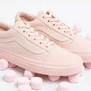Pastel Pink Monochromatic Vans Old Skool